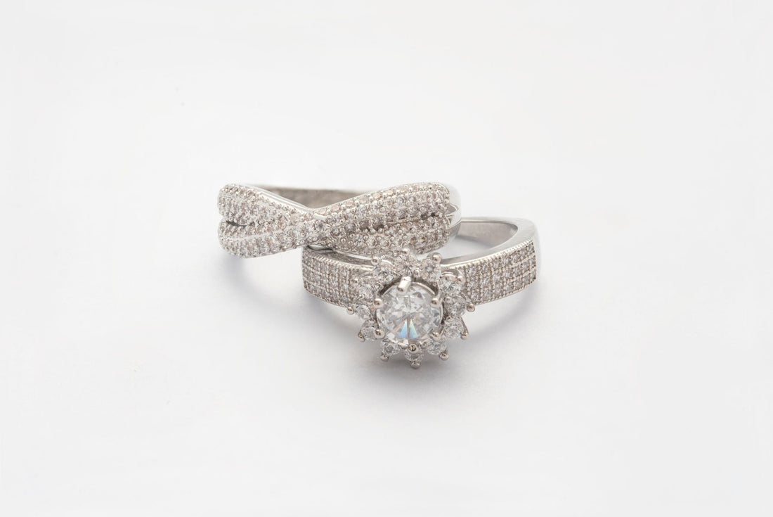 Picture of SET OF RING ZZ-R-06 AAA CUBIC ZIRCONIA - Chenone Official - Online Shopping