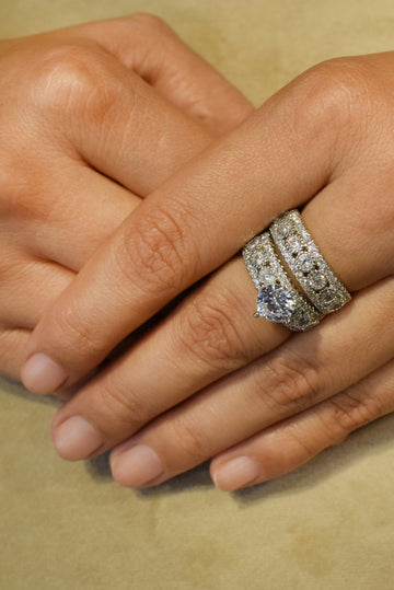 RING AAA CUBIC ZIRCONIA ZZ-R-122 ADJUSTABLE