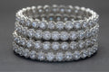 Picture of SET OF 2 BANGLES ZZ-B-11 AAA CUBIC ZIRCONIA - Chenone Official - Online Shopping
