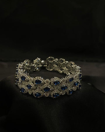 Picture of BRACELET ZZ-BR-16 AAA CUBIC ZIRCONIA BLUE - Chenone Official - Online Shopping
