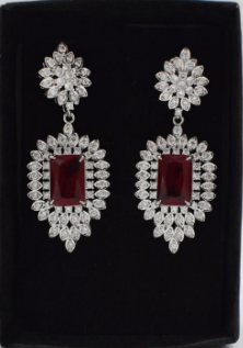EARING ZZ-ER-131 RED