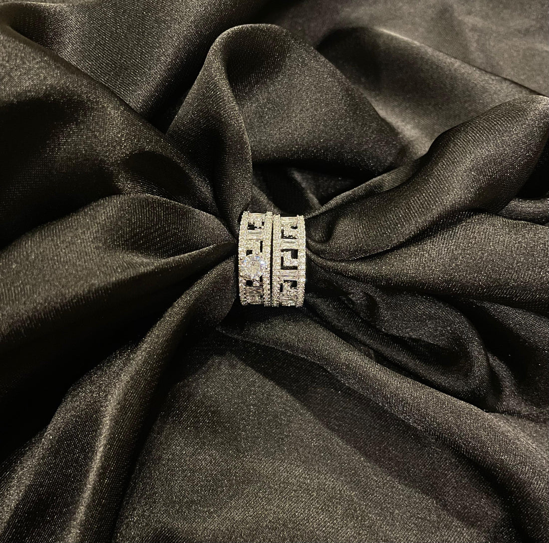 RING AAA CUBIC ZIRCONIA ZZ-R-122 ADJUSTABLE