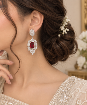EARING ZZ-ER-131 RED