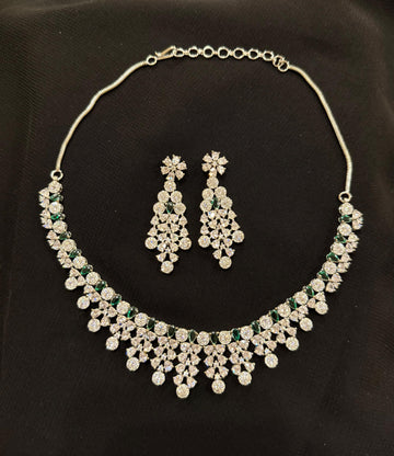 NECKLACE SET ZZ-LER-76 GREEN