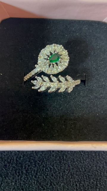 RING AAA CUBIC ZIRCONIA ZZ-R-123 ADJUSTABLE