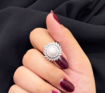 RING AAA CUBIC ZIRCONIA ZZ-R-157 SILVER