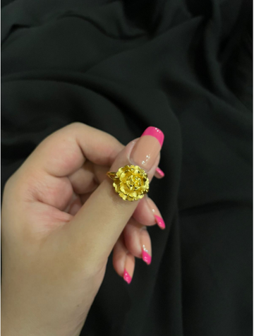 RING AAA CUBIC ZIRCONIA ZZ-R-139 GOLDEN